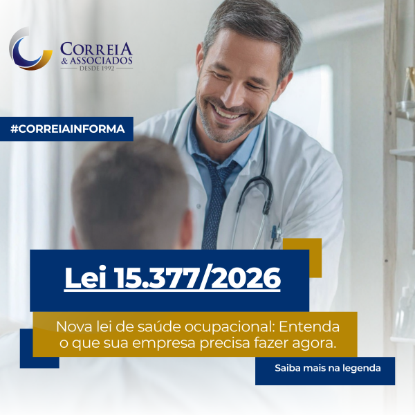 Nova Regra de Saúde Ocupacional – Compromisso com a saúde!  